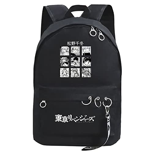 itachigo Anime Manga Tokyos Mochila Manjirou Sano Mikey Mochila Chifuyu Matsuno Bolso de hombro Black Dragon Mochila Keisuke Baji Takashi Mitsuya Bag Cover