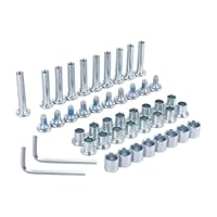 NIZEAMI Inline Skate Achsen Abstandshalter Distanzschraube, Skate Rad Lager Distanzscheibe, Rollschuh Skate ZubehöR Teile mit Achsen und Achsen Schrauben und SchraubenschlüSsel,A