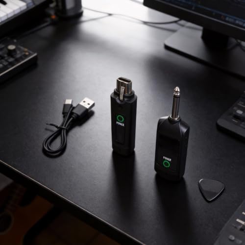 Sistema inalámbrico para micrófono 2.4G XLR, alcance estable de hasta 80 m, transmisor y receptor recargables, compatible con micrófonos dinámicos, soporte dual para presentaciones en vivo y grabación (1 en 1) miniatura 3