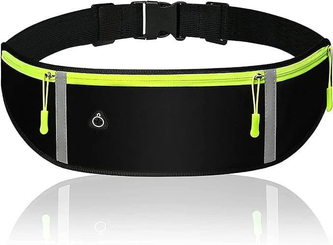 FLOBIQUE Running Waist Bag, Waterproof Fanny Pack for Women Men, Fanny Pack for Men Women Bottle Holder Bag, Adjustable Strap for Walking Cycling Running Hiking Hold Phones, Keys, Cards (Pack of 1) (B0CVV3LLCX) Amazon Price History, Amazon Price Tracker