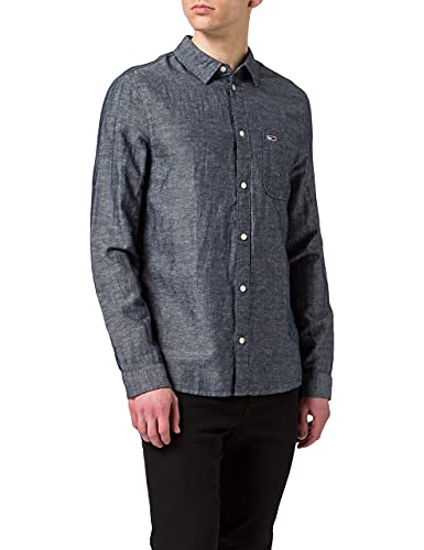 Chemise Tommy Jeans Linen Blend idéale pour vos terrasses d'été