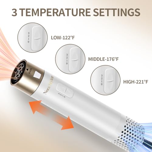 5-in-1 Hair Styler & Hot Air Brush Set, Multi-Functional Hair Styling Tool for Curling, Straightening & Volumizing, Ionic Hair Dryer Brush for Salon-Style Results at Home - Image 7
