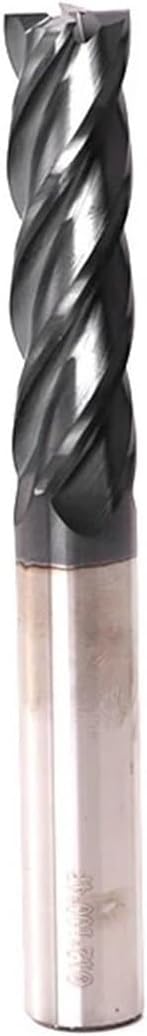 Thread milling Cutter Endmill Cutting HRC50 4 Flute Mill Metal Cutter Alloy Carbide Tungsten Steel Milling Cutter End Mill 8mm 10mm 12mm Milling Tools(2 4 5 6 8 10 12 aset)