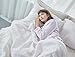 DAPU Pure Linen Pillowcases with Stone Washed 1 Pair Woven from 100% Fine French Natural Flax(Queen, White)