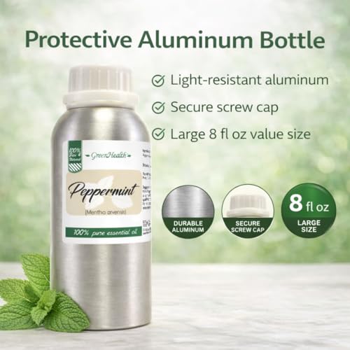 Aceite Esencial de Menta 237 ml Botella de Aluminio miniatura 7