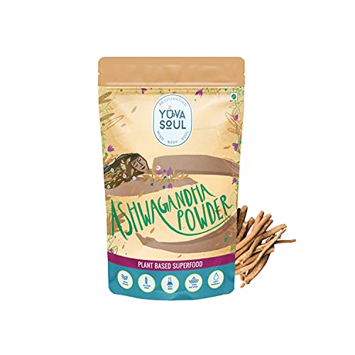 Image of Natural Ashwagandha Powder for Boosting Immunity, Ashwagandha Herbal Powder, Ashwagandham (Withania Somnifera) - 60 Grams