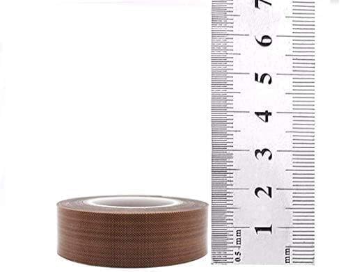 Office Products Teflon Tape Brown High Temp Tape Sealing Machine Heat-Resistant High Temperature Tape Teflon Fire Insulation Electric High Temperature Anti-Scalding Tape,