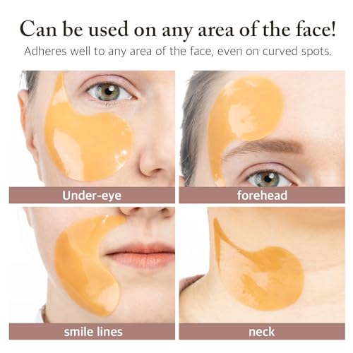 Salmon & Peptide Nutrition Eye Patch 60ea - Hydrogel Eye Mask with Salmon Roe Extract and Multi-Peptides for Nourishing and Revitalizing Under-Eye Skin, Korean Skincare - Image 5