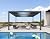 PURPLE LEAF Louvered Pergola 94AS 12' x 14' w/ 1L2W Side Shade Screen Grey