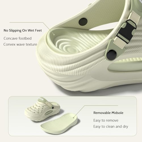 Breathable Slip-On Sandals for Kid, Adjustable Strap Summer Slippers, Non-Slip Eva Light and Comfortable Shoes for Indoor and Beach Activities3