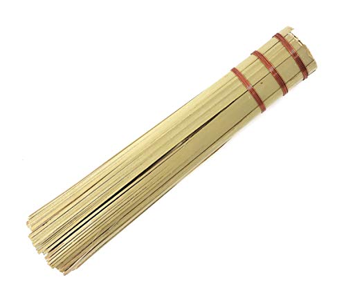 Scandicrafts 7 Inch Bamboo Pot Scraper Scrubber, Scrub Brush With Stiff Whisk, Cast Iron Skillet Kitchen Cleaner, Grill Scrubbing Cleaning, Food Scrape Tool #TOP7