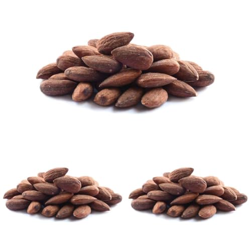 Image of Ancy Almond Roasted & Salted 500g (250g X 2) - Dry Fruits- Badam Roasted | Crunchy, Healthy & Delicious Vegan-Friendly Nut Snack | Rich in Protein, Fiber, Healthy Fats, Calcium & Dietry Fibre | Roasted Badam Best for Brain Health and Muscle Function | Lightly Salted Almonds for Energy