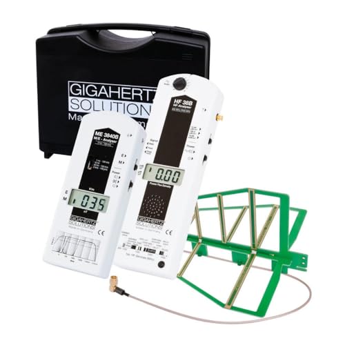 Gigahertz Solutions MK 30 Elektrosmog Messkoffer | Niederfrequenz- & Hochfrequenz-Messgerät (800 MHz - 3,3 GHz) | Präzise & zuverlässige Messung von Elektrischer & Magnetischer Feldstärke