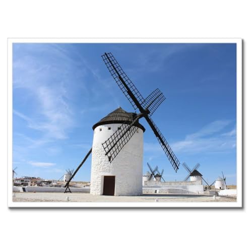 Poster cadre noir 70x50 cm décoration murale design salon Fan H10366M
