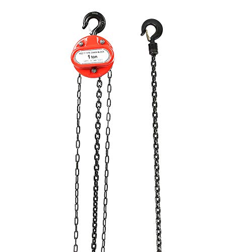 Polipasto de cadena, 1 extractor de cadena en T bloque de caída de cadena de polipasto...