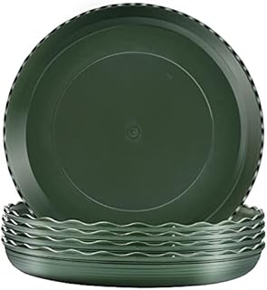 TStarJungle 5 Pack Plant Saucers, Flower Pot Drip Trays for Indoor/Outdoor Plants Garden Saucers Plant Pot Saucer Trays, Surface Protection for Household Plants - 30cm