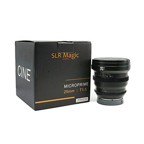 Ficha técnica SLRMagic Lente T1.5 de 25 mm MicroPrime Cine compatible con Sony E-Mount Fuji X Mount Macro 4/3 Mount - Fernando Cortés Ficha técnica SLRMagic Lente T1.5 de 25 mm MicroPrime Cine compatible con Sony E-Mount Fuji X Mount Macro 4/3 Mount - Fernando Cortés
