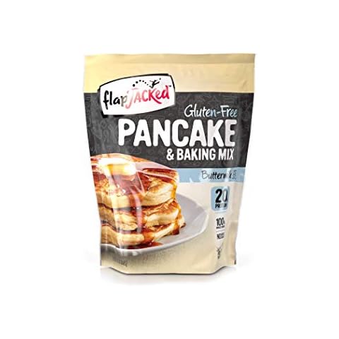 FlapJacked Gluten-Free Protein Pancake & Baking Mix, Buttermilk, 24oz Cover