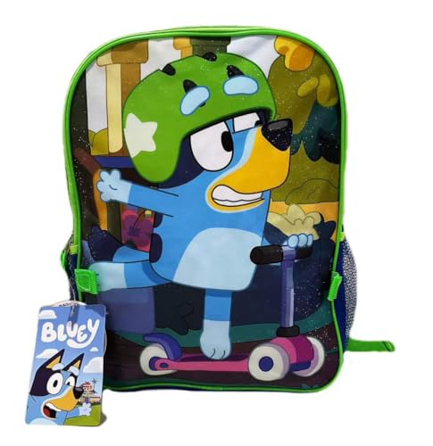 AI ACCESSORY INNOVATIONS Bluey Full Size 16 Inch Backpack with Detachable Lunch Box4