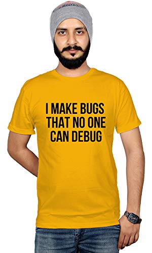 Image of Workshop Graphic Printed T-Shirt for Men & Women | I Make Bugs that no one can debug Tshirt Unisex Geek Coder tees