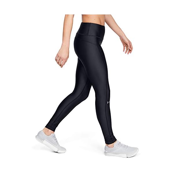 Under-Armour-Womens-HeatGear-Armour-High-Waisted-Leggings Under Armour womens HeatGear Armour High Waisted Leggings , Black (001)/Silver , Medium