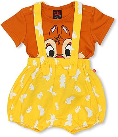 Amazon Babydoll ベビードール ディズニー なりきりベビーセット 5016b 70cm デール ロンパース カバーオール 服 ファッション小物 通販