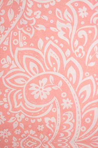 Home Living Essentials Pack Of 2, 100% Cotton Decorative Square Throw Pillow Covers Pillowcase, Paisley Home Decor Perfect For Sofa Couch Bed (Pink Pastel) #TOP4