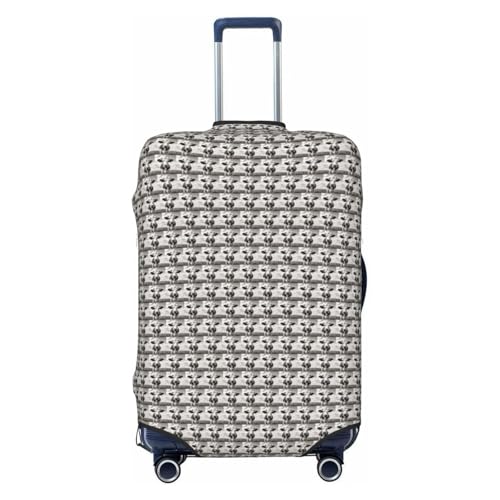 Housse de protection élastique pour valise bagage à main motif vache L