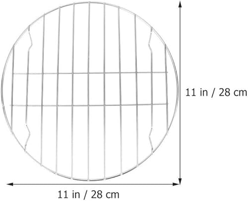Miniatura 2 de KJHBV Estufa de cocina al aire libre Pan de pollo Olla de presión de acero Estante de vapor de metal Estante de vapor de alimentos Estante de