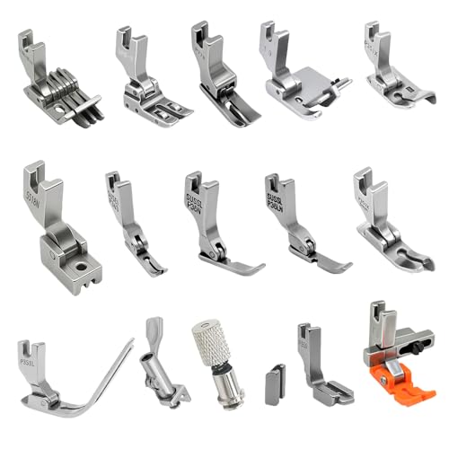 Set de 15 Pies de Prensatelas para Máquina de Coser Industrial miniatura 1