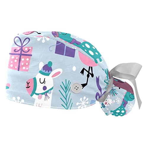 Casquettes de travail Noël Licorne JDEZ pour égayer le quotidien des soignants