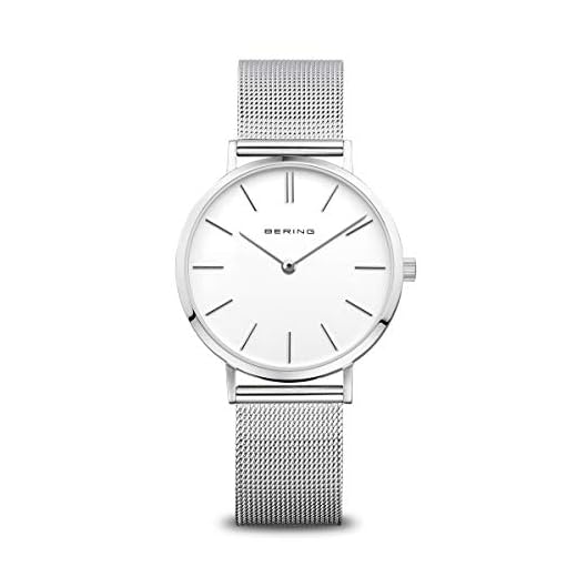 BERING Reloj Analógico para Mujer de Cuarzo con Correa en Acero Inoxidable 14134-004