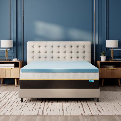 Californa King Mattress Topper, 3 inch Cooling Memory Foam Back Pain Relief by NAPSIE - Used condition - US$102.10