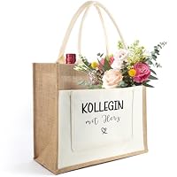Jute-Tasche Mit ‚Mama‘-Stickerei – Personalisiertes Geschenk Für Muttertag & Geburtstag