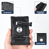 UTEBIT Obrotowy uchwyt na ramię o 360 stopni, uchwyt na plecak do DJI Osmo Pocket 3, regulowana, ochrona z systemem mocowania i adapterem przedłużającym, do vloga, fotografii podróżniczej