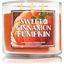 Bath and Body Works Thankful Candle Sweet Cinnamon Pumpkin 3 Wick 14.5 oz