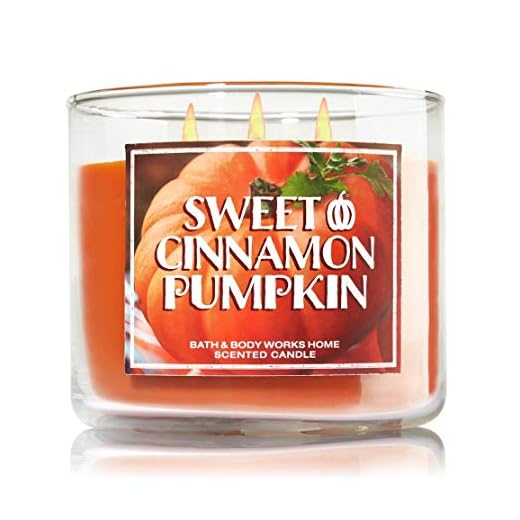 Bath and Body Works Thankful Candle Sweet Cinnamon Pumpkin 3 Wick 14.5 oz