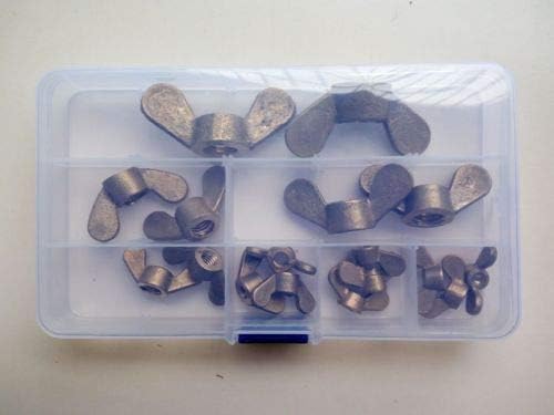 18pcs M4 M5 M6 M8 M10 Brass Butterfly Hand Twist Nuts Ingots Shape Handle Nut Top Sale