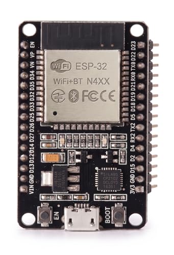 Image of KONDUKTOR ESP32-WROOM-32 Development Board with CP2102, Dual Core 240MHz, 30 Pin, Live Web Dashboard, WiFi Bluetooth, Pre-Loaded Firmware,Operationally Tested & 100% Working, IoT Dashboard
