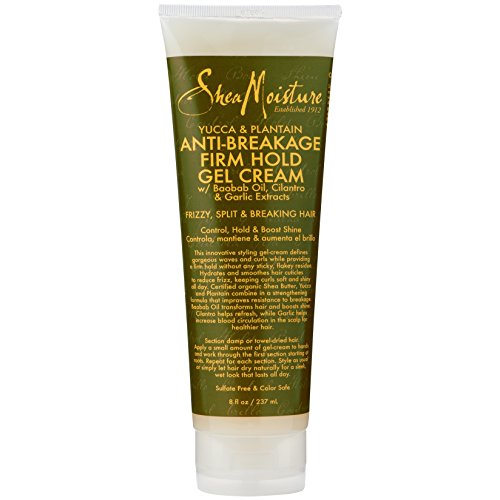 Shea Moisture Yucca & Plantain Strong-Hold Gel, 8 Ounce