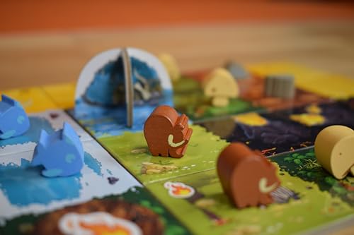 Image of Tabletop Strategy Game, Part of Kingdomino Series, for Kids Teens Adults Family Game Nights, 2 to 4 Players, Ages 8+, Kingdomino Origins by Blue Orange Games