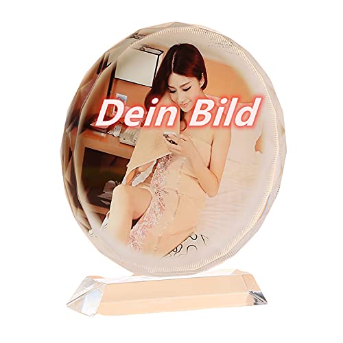 AptoFun Foto personalizada en cristal K9, personalice sus propios regalos con foto (S Girasol)