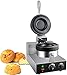 KANGNING Commerciale Burger Waffle Maker Macchina Elettrica Panini Press Maker Macchina per Cialde Ciambella Gelato Dessert Maker Antiaderente,Famous