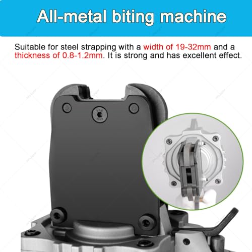 Kit de flejadora de acero neumático industrial con sellado de 15 KN 3