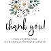 Andaz Press Fancy Frame Rectangular Label Stickers, Thank You for Celebrating with Us, Metallic Gold Ink, 36-Pack Wedding Decorations, Wedding Favors, Stickers for Packaging, Party Favor