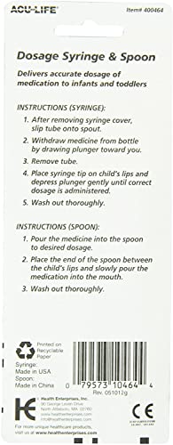 ACU-Life Liquid Dosing Syringe and Spoon