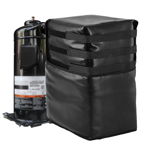 Phigill Air Conditioner Compressor Sound Blanket Wrap for Outside, Sound Barrier for Outside AC Unit Universal Sizes, Effective Noise Reduction- 10 x 10 x 19 Inches