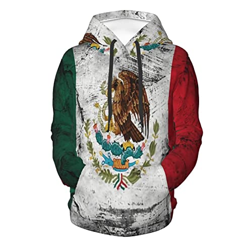 Grunge Flag Mexico Children's Hooded Sweater Fashionable Hoodies #TOP1