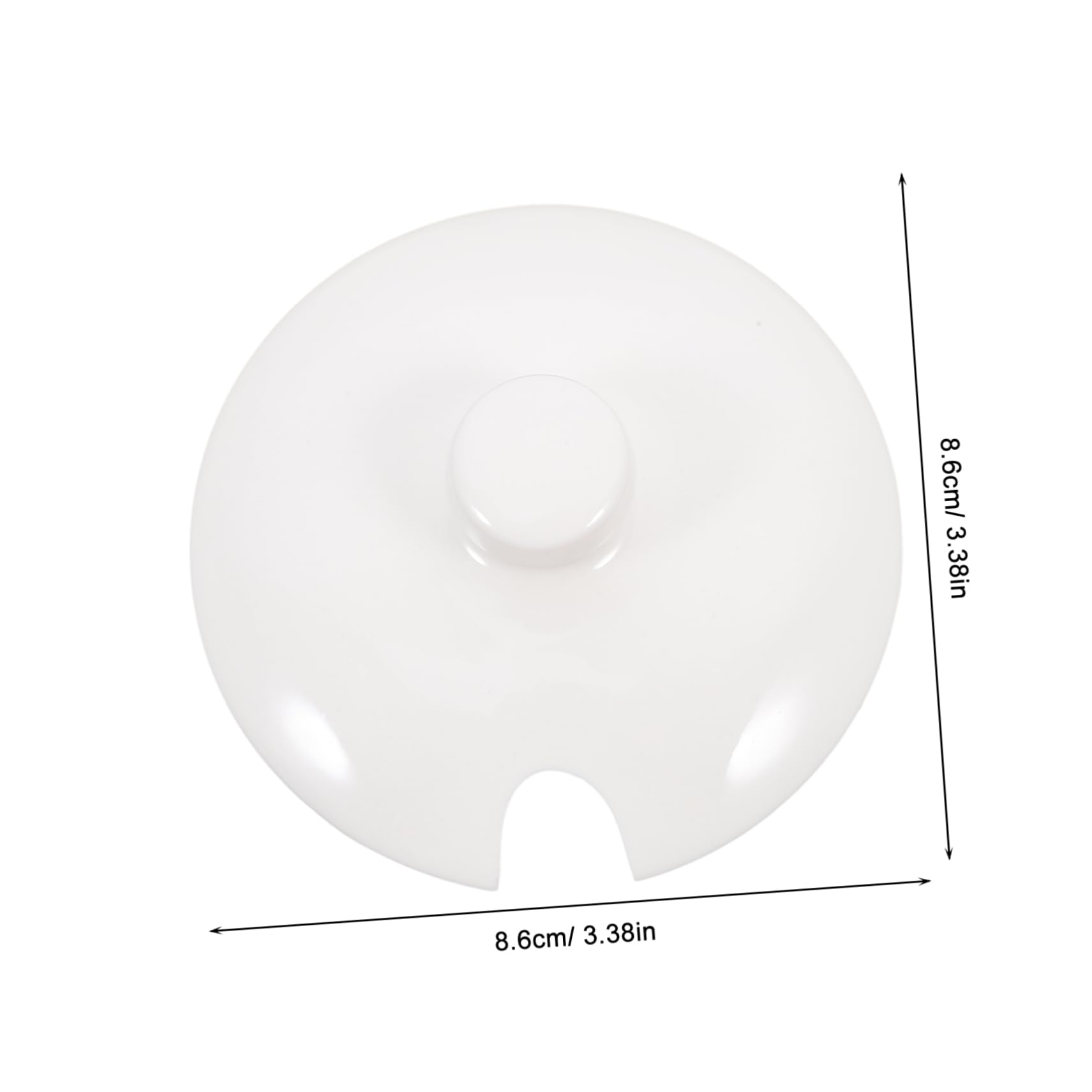 SOLUSTRE Ceramic Seasoning Jar Lid with Hole Easy to Clean Replacement Cover for Jars Kitchen Accessory for Everyday Use