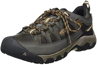 KEEN Men's Targhee III WP Hiking Shoe, Black Olive/Golden Brown, 11.5 M US